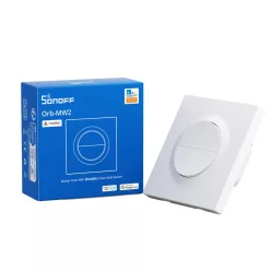   SONOFF Orb-MW2 2-Gang Matter over Wi-Fi Smart Switch – dual-channel switch, Wi-Fi, Matter, white (MINI-2GS-E)
