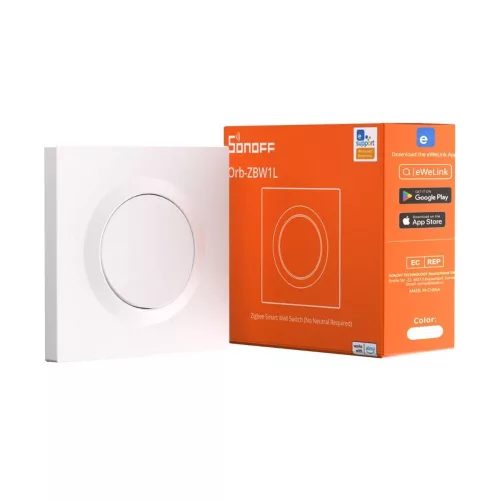 SONOFF Fusion Series Orb-ZBW1L – Zigbee Smart Wall Switch (No Neutral Required)  ZBMINIL2-E