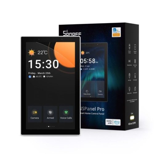 Sonoff NSPanel Pro 120 touch screen control panel, Zigbee and eWeLink-Remote gateway, white