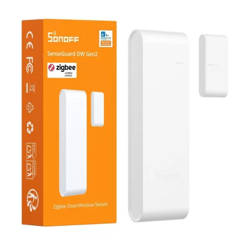 SONOFF SenseGuard DW Gen2 – Door/window opening sensor, Zigbee, white (SNZB-04PR2)