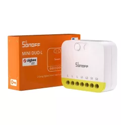 Sonoff MINI DUO-L 2-Gang Zigbee Smart Switch (No Neutral)