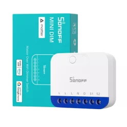   Sonoff MINI-DIM Matter Over Wi-Fi Dimmer Switch –  dimmer module with power meter, Matter, Wi-Fi