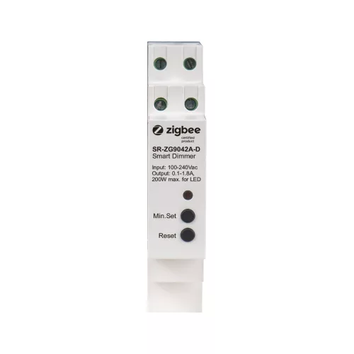 Sunricher DIN rail Zigbee smart dimmer, 230V AC no neutral, 400W (SR-ZG9042A-D)