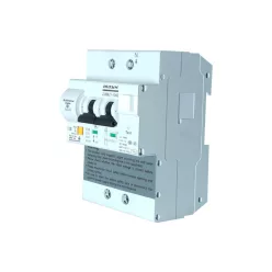  WDYK RCBO POW 10A 2P Wi-Fi Smart Residual Current Operated Circuit Breaker, power meter, overload protection (max. 10A, 1P+1N)