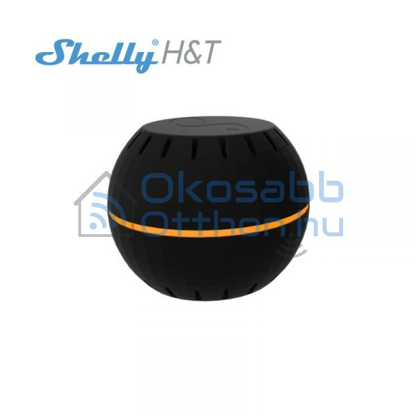 Shelly H&T Wi-Fi temperature and humidity sensor (black) - 1