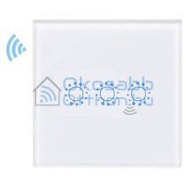   T4 EU 3C 3-gang WiFi+RF smart light switch (single-live-wire, works without neutral) (R2, white)