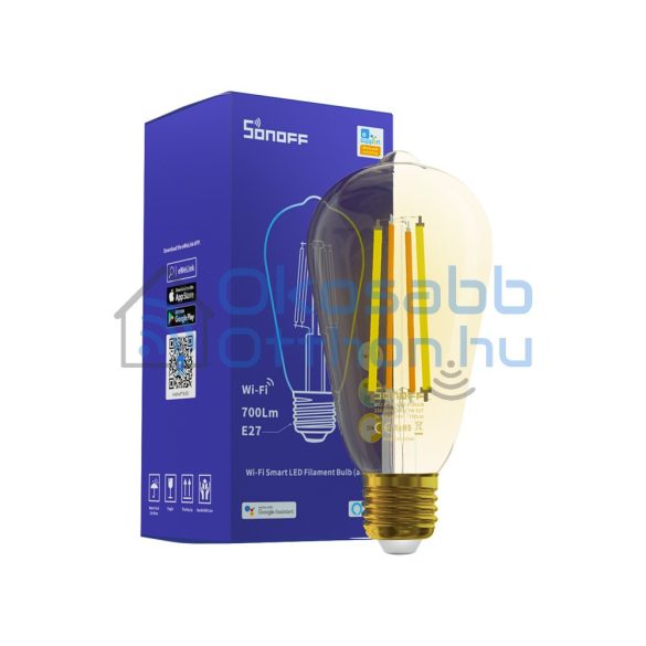 Sonoff B02-F-ST64 WiFi LED vintage / filament smart bulb (E27)