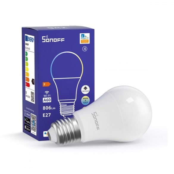 Sonoff B02-BL-A60 WiFi LED dimmer smart bulb with white light (E27)
