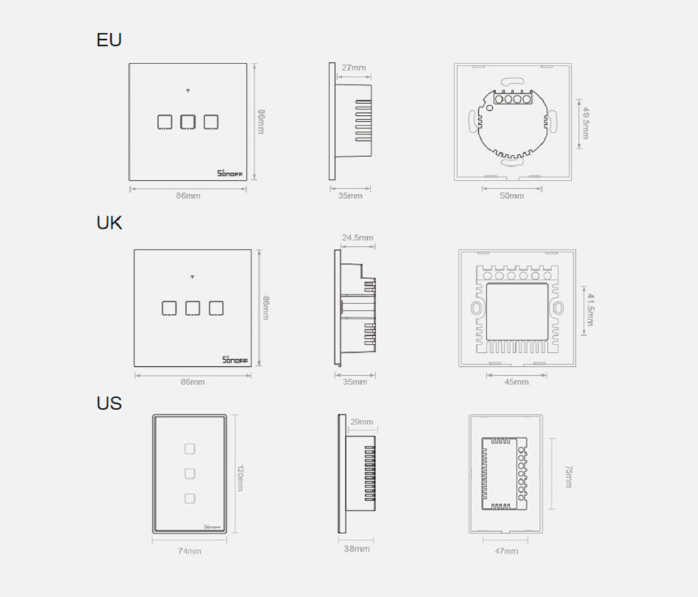 Sonoff TX T3 EU