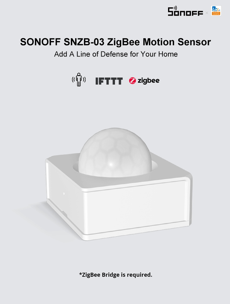 Sonoff ZigBee SNZB-03 mozgásérzékelő