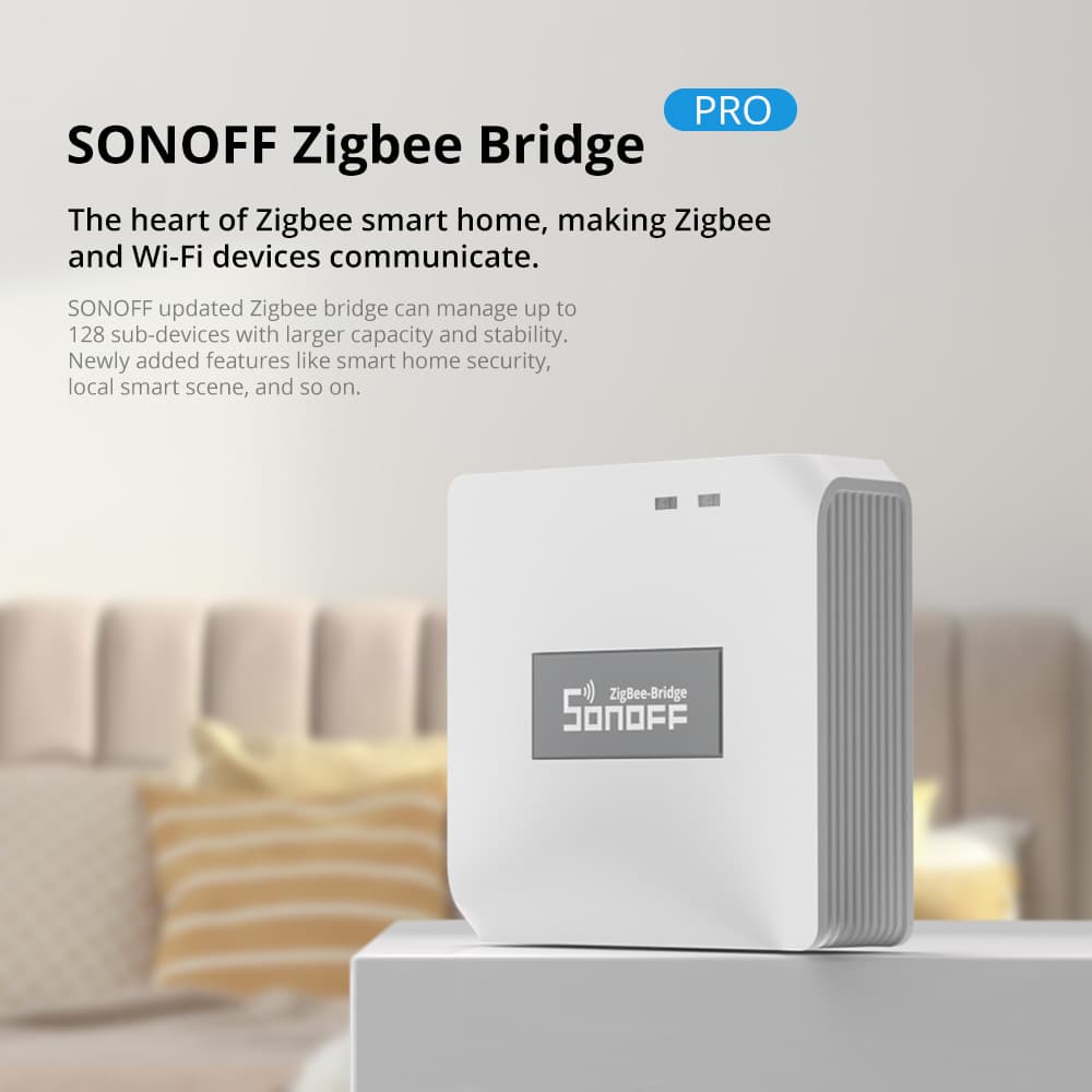 Sonoff Zigbee Bridge Pro - smart Zigbee-WiFi Bridge for eWeL